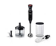 Bosch MS61B6170 Frullatore ad immersione, 1.000 W, Cavo a spirale estendibile, Nero