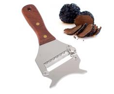 Grattugia per Tartufi, Grattugia per Affettare Tartufi Regolabile, Taglierina per Grattugia per Tartufi in Acciaio Inossidabile con Manico in Legno per Verdure Al Formaggio Al Cioccolato, Gadget da Cu
