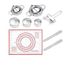 Stampo per Ravioli Dumpling, Set di 9 Ravioli Dumpling , Attrezzo Accessorio per Ravioli Dumpling