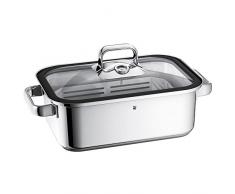 WMF 1741016040 Vaporiera rostiera, Acciaio inossidabile, Argento