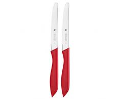 WMF 1896475100 Coltello 2 pezzi, plastica, rosso, 20 x 20 x 30 cm, 2 unità