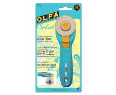 Olfa - Rotella tagliapizza, 45 mm, turchese