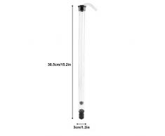 Auto Sifone Racking Canna da Birra per Vino Secchiello Bottiglia damigiana con Tubo plastica PRO Wine Bottle Filler