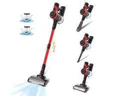 Stanew Aspirapolvere Senza Fili, 22.2v 150w Scopa Elettrica Senza Fili con Della Multifunzione 4 in 1, Aspirapolvere Portatile Ultra-leggero,Autonomia 40 Min Luci LED