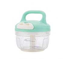 Tritacarne Mini Tritatutto per Aglio, Mini Tritatutto per Alimenti Tritatutto Portatile, Verdure Affettatrice Processore, Portatile, Piccolo, Cipolla / Carne / Zenzero / Frutta / Erbe / Aglio