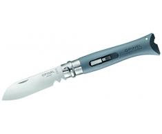 Opinel N°9, Coltello Serramanico con Cacciavite Unisex – Adulto, Grigio, Taglia Unica