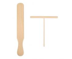 Cabilock - Distributore di impasti in legno, spatola, crepe, palato, per la produzione di utensili da cucina, utensili da cucina, ristorante, casa