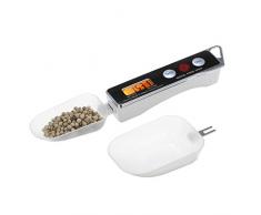Lechnical Bilancia digitale a cucchiaio Bilancia elettronica a cucchiaio Bilancia a cucchiaio da cucina per uso domestico Bilancia per alimenti con funzione di tara Capacità da 0,05 g a 500 g