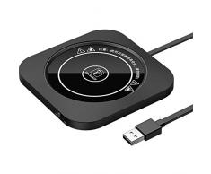 Scalda caffè intelligente, scaldatazze e scaldatazze riscaldati USB sicuri e impermeabili per uso da scrivania,piastra riscaldante per scaldatazze in cera per candele (termostatico 131F/55C) - Nero