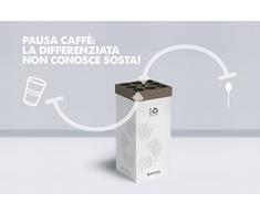 5 CONTENITORI CART-ONE caffè: contenitore in cartone ecocompatibile per la raccolta dei bicchieri da caffè e dei bastoncini, completo di 10 sacchi