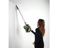 Polti Forzaspira Slim SR110 scopa elettrica ricaricabile senza fili 2 in 1, u03140037q, autonomia fino a 50 minuti, 3 fasi di filtraggio con filtro HEPA, Nero e Verde