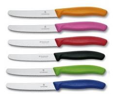 Victorinox - Set di 6 coltelli da tavola con Manici Colorati