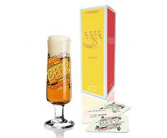Ritzenhoff 3220014 Disegno bicchiere di birra con sottobicchieri, Dorothee Kupitz, autunno 2015