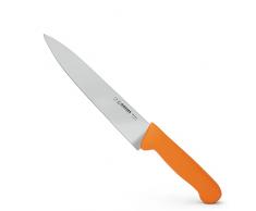 GIESSER since 1776 - Made in Germany - Coltello trinciante arancione, Basic Orange, lama di 20 cm, antiscivolo, coltello da cuoco fine, inossidabile