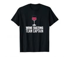 Squadra Degustazione Vini Divertente Regalo Sommelier Bicchiere Maglietta