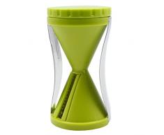 Spiralizzatore di Verdure Affetta Spirale - Tagliaverdure Manuale per Pelapatate In Tagliatelle Verdure, Carote, Cetrioli, Patate, Zucca, Zucchine, Pela Asparagi, Verde, 1 Pezzo