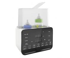CkeyiN Scaldabiberon, Multifunzione Scaldalatte Bambini 10 in 1- LCD Digitale Controllo Accurato Della Temperatura Scaldare il Rapidamente Latte Materno, Scaldalatte Formula Riscaldamento Pappe Casa