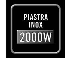 Imetec Titanox K109 Ferro da Stiro a Vapore, Piastra in Acciaio Inossidabile Multiforo da 2000 W, Colpo Vapore 80 g, Molto Leggero e Maneggevole