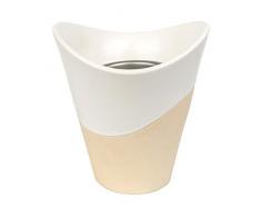 Yankee Candle 1507959 fragranza Scenterpiece Melt scaldatazze, ceramica, metallo, bianco/beige, 18,5 x 16,5 cm