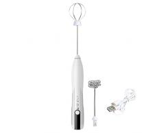 Montalatte, montalatte portatile, miscelatore per bevande alimentato a batteria, frusta elettrica portatile, frusta a mano, miscelatore matcha, per caffè e tè al latte, produzione e miscelazione di