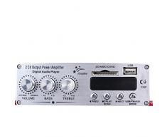 Kinter MA 120 2 canali Mini Digital lettore audio USB / SD / MP3 / amplificatore FM / ingresso lettore di schede SD con telecomando trasferimento digitale stazione radio uscita 2 canali auto ad alta fedeltà moto computer amplificatore audio
