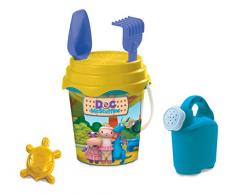 Disney 28189.0 - Doc McStuffin Set Secchio per Spiaggia con Accessori in Zaino, Diametro di 17 cm