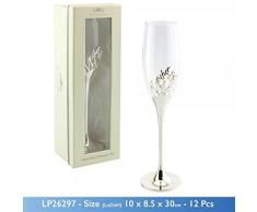 Leonardo Occasions Mother of The Groom Glass Flute in Confezione Regalo – Aggiungere Il Tuo Messaggio No Personalisation