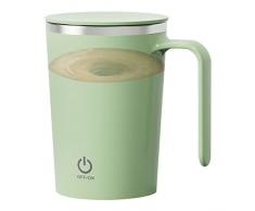 Cipliko Tazza ricaricabile auto-commovente | 304 in acciaio inox 304 tazza mescolatrice magnetica per auto, in acciaio inox, per caffè, latte, cacao, cioccolato, tè