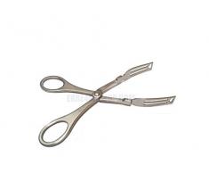 Pinza forgiata per dolci mignon da 15 cm in acciaio inox professionale