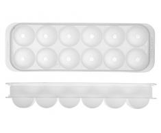 H&H 804000 Palline Formaghiaccio, 12 Pezzi, Acciaio, Multicolore