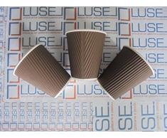 IMBALLAGGI ALIMENTARI PZ 200 BICCHIERE IN CARTONE ML 350 TERMICO PER CAPPUCCINO CIOCCOLATA CAFFE O BEVANDE CALDE IN CARTA PAPER CUP COFFEE AND HOT DRINKS