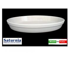 Pirofila Ovale Porcell. Roma Bianco Cm.42