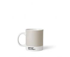 Copenhagen design Pantone Mug, Coffee/Tea Cup, fine China (Ceramic), 375 ml, Grey, Warm Gray 2 C, Porcellana, One Size