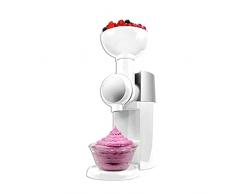 SADWF Macchina per Sorbetti e Yogurt Gelato Fai da Te Macchina Portatile per La Casa Originale Sana Dessert Frutta Morbida Macchina per Gelato per Bambini per Fare Dolci (Color : White)