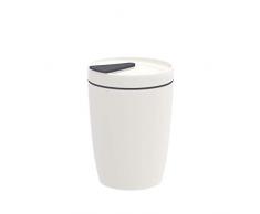 Villeroy & Boch To Go Tazza Mug da Viaggio S, Porcellana/Silicone, Bianco, 270 ml