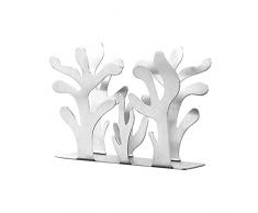 Metallo Portatovagliolo Per Tavolo da Pranzo, Estetica In Acciaio Inox Forma Albero Tessuto Umano Napking Rack Stoccaggio Tavolo Da Pranzo Decor Argento A