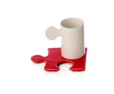 LAbitare Tazza Caffè, Linea Puzzle, Rossa
