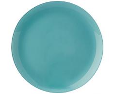 Luminarc Arty Soft Piatto Piano, Verde Acqua, 26x26x2 cm