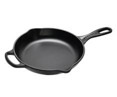 Le Creuset Padella Doppio Becco, Ghisa, Nero, 23 cm