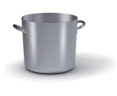 Ballarini 7022.32 Pentola Due Maniglie in Alluminio Crudo, 32 Cm