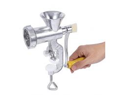 Atyhao Tritatutto da Tavolo per Carne in Lega di Alluminio a Mano per Usare Tritacarne Manuale per Salsicce, Manzo, Cucina e Casa