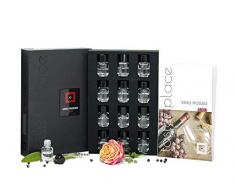 TASTERPLACE | Aromi Vino Rosso | Italiano | Kit Sommelier | Kit aromi Vino Rosso | Allena lolfatto | 12 essenze | degustazione