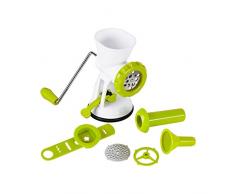 Haushalt International Tritacarne in plastica con Supporto Sicuro a Ventosa