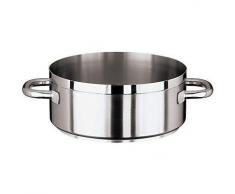 Paderno 11109-28 Casseruola Bassa, Due Maniglie, in Acciaio Inox, 28 cm