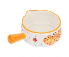 YARNOW Pentola di Latte in Ceramica Latte di Ceramica Pentola di Latte in Ceramica Pentola di Latte in Ceramica con Manico Latte Riscaldamento Pentola Ceramica Burro Burro Burro Burro