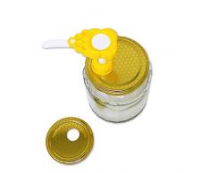 DOSAMIELE DISPENSER BeePro IN KIT PER MIELE BIANCO CON FAVO GIALLO DI QUALITA CERTIFICATA ITALIANA