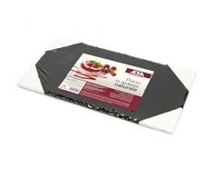 Ilsa 38301 Piatto Rettangolare, Nero