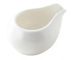 Salsa in Porcellana Salsiera Brocca Mini Tazza di Crema in Ceramica Nero Gravey Versatore Piatto Caffè Cremiera Brocca Salsa Ciotole per Immergere Bianco