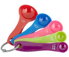 Kitchen Craft Colourworks Set 5 cucchiai dosatori