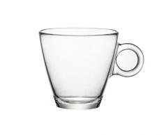 Tazza In Vetro A Doppia Parete 560 Ml – Manico Spesso, Ideale Per Cappuccino E Bevande Fredde (BE026)